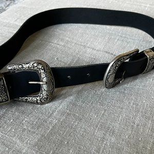 Brand New, Never Worn XS ASOS Double Buckle Belt
